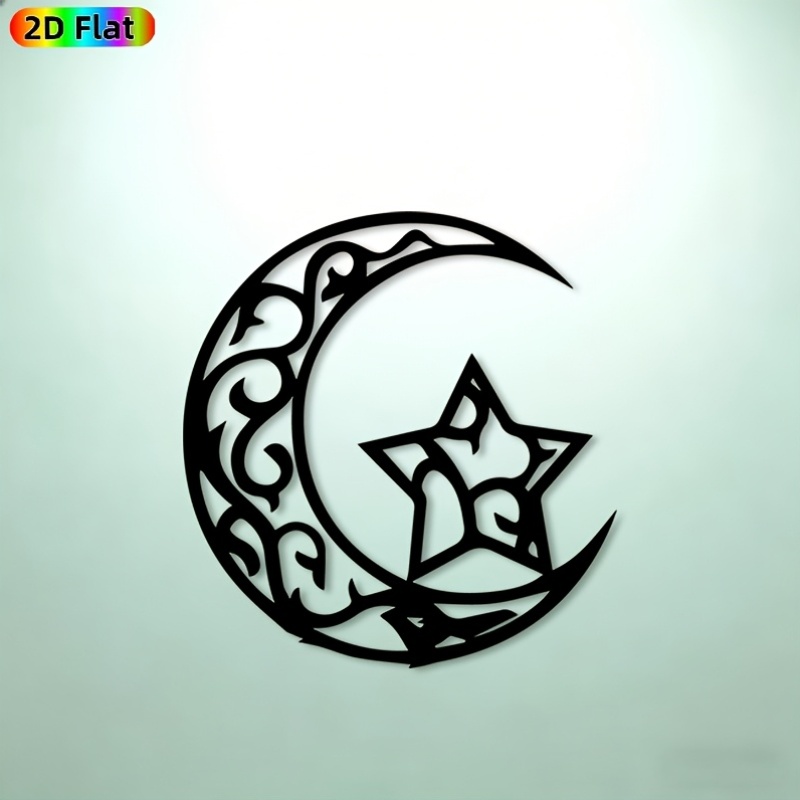 Office Lighting Decor - CIFBUY Metal Wall Art 2D Laser