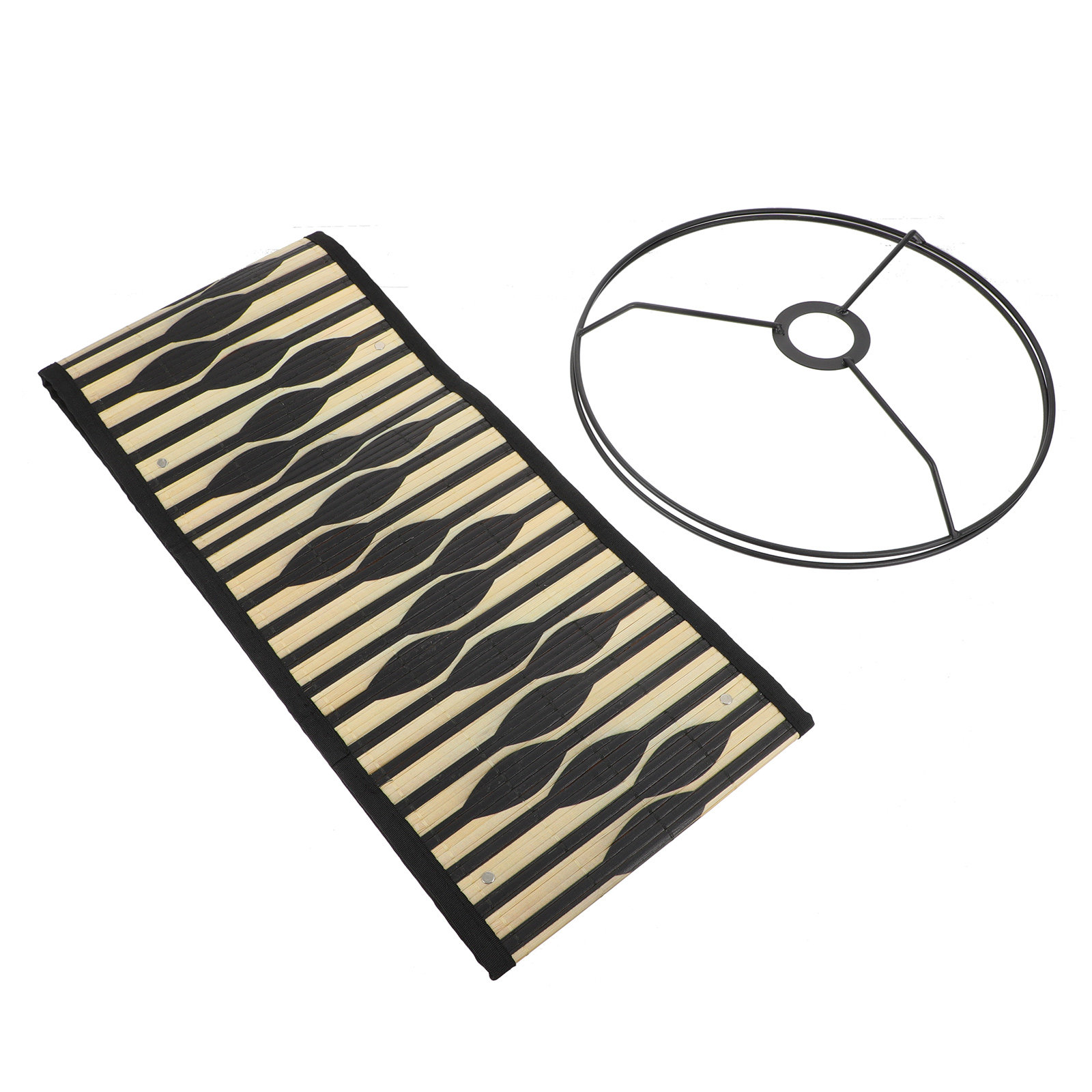 Geometric Lamp Shade - Geometric Bamboo Lampshade Decorative Lamp Accessory