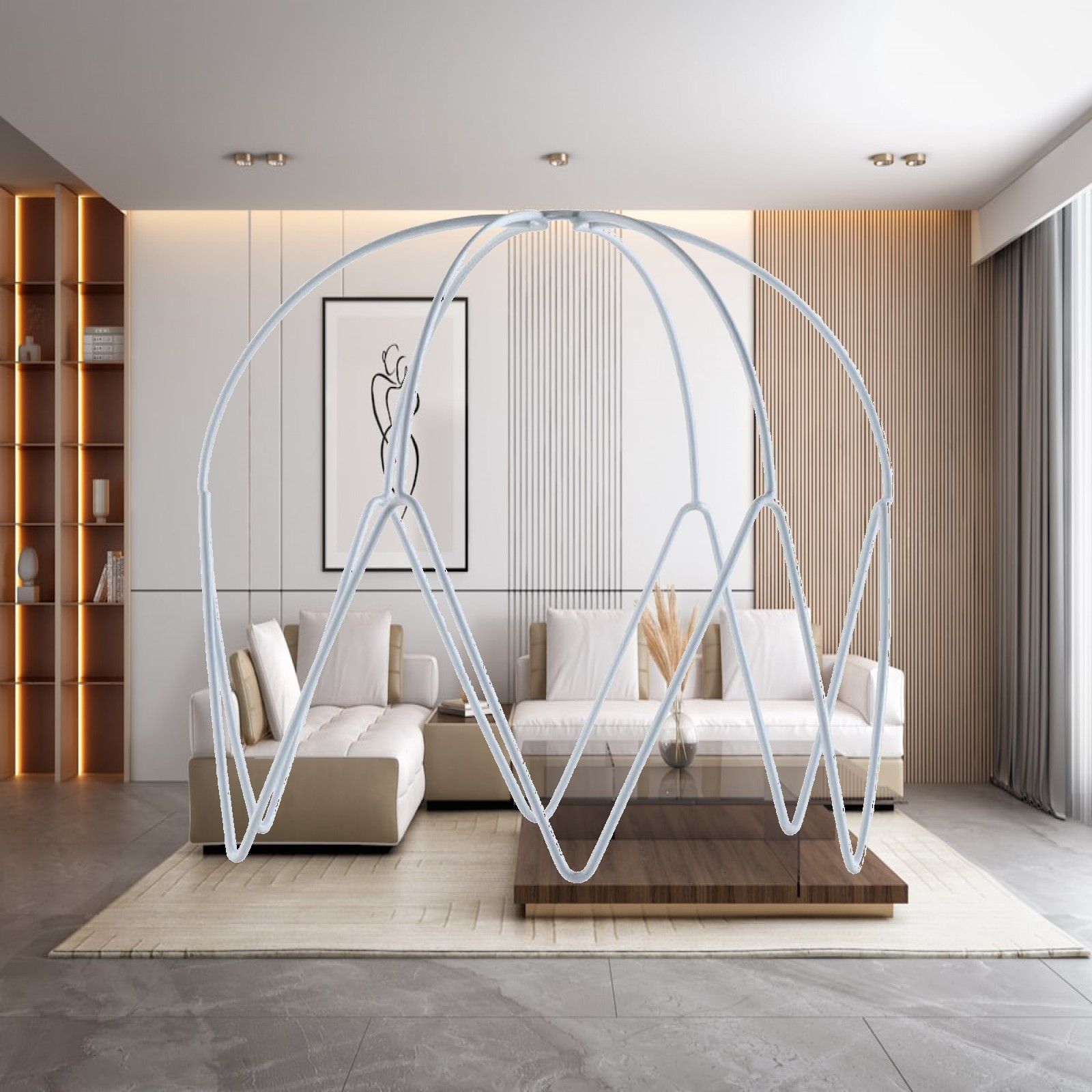 Geometric Lamp Shade - Geometric Lampshade Frame Metal Holder for