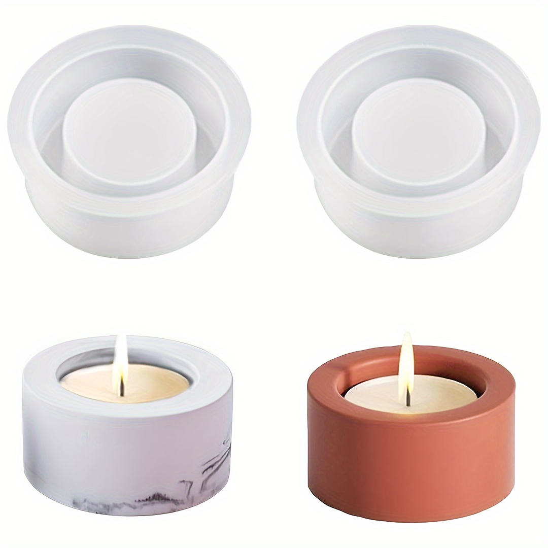 2 sets of resin silicone molds - Candle Holder Set 评论和价格