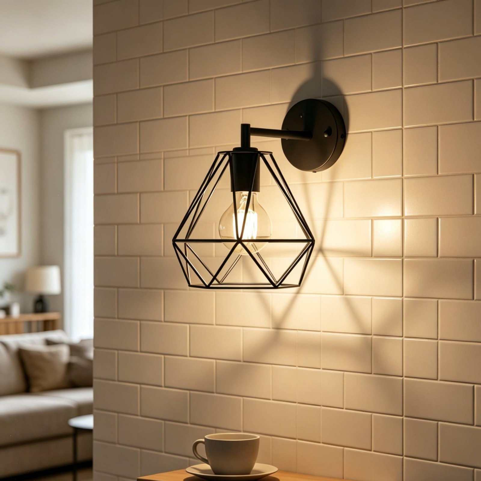 Rhombus Shape Lamp Shade Minim - Geometric Lamp Shade 评论和价格
