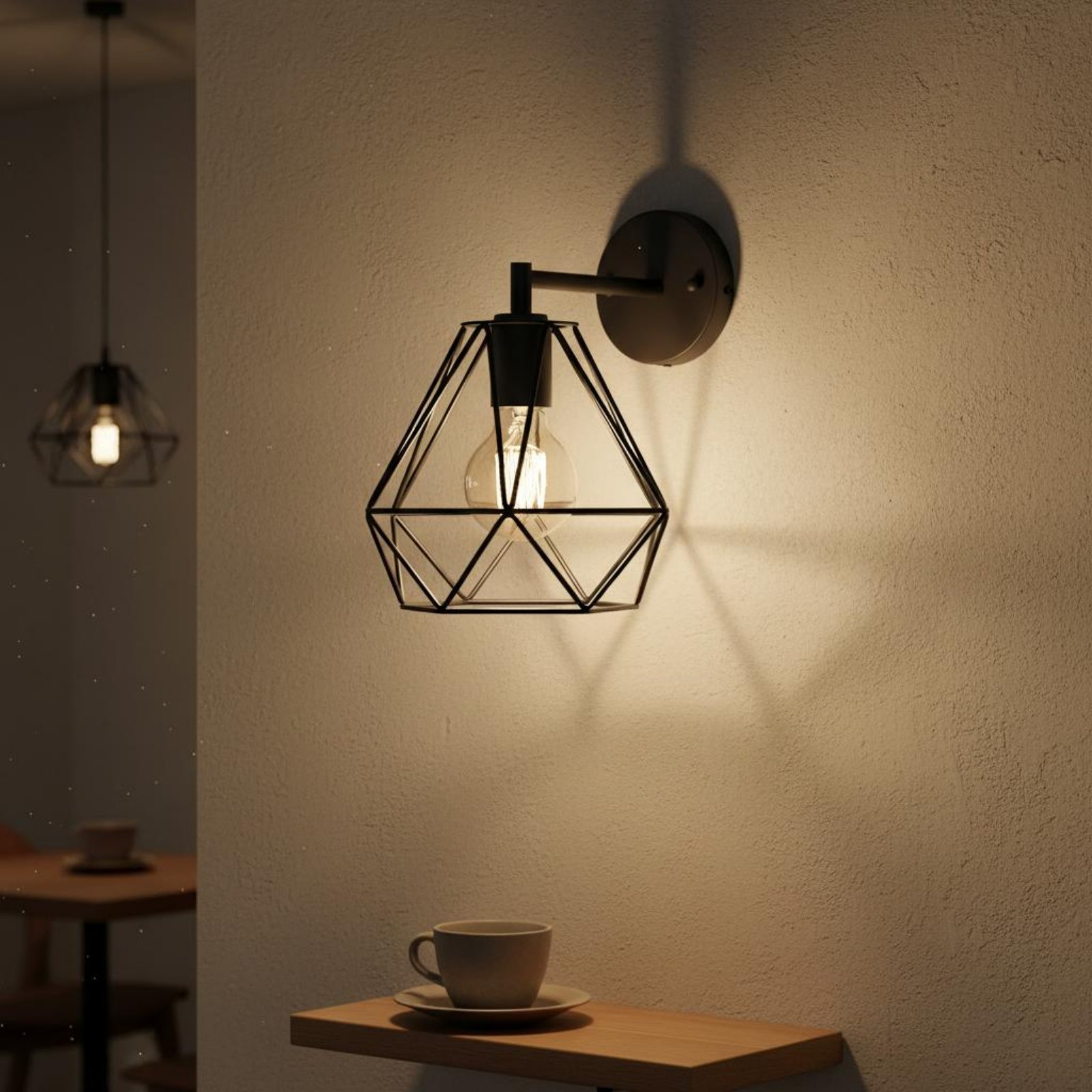 Rhombus Shape Lamp Shade Minim - Geometric Lamp Shade 评论和价格