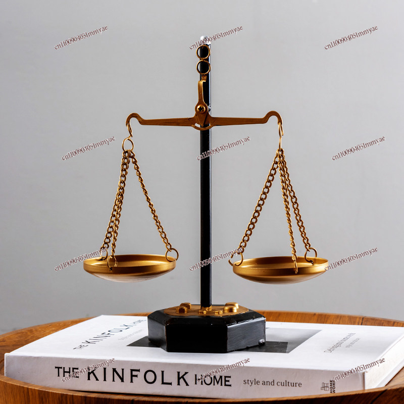 Metal Balance Scale Ornament O - Office Lighting Decor 评论和价格
