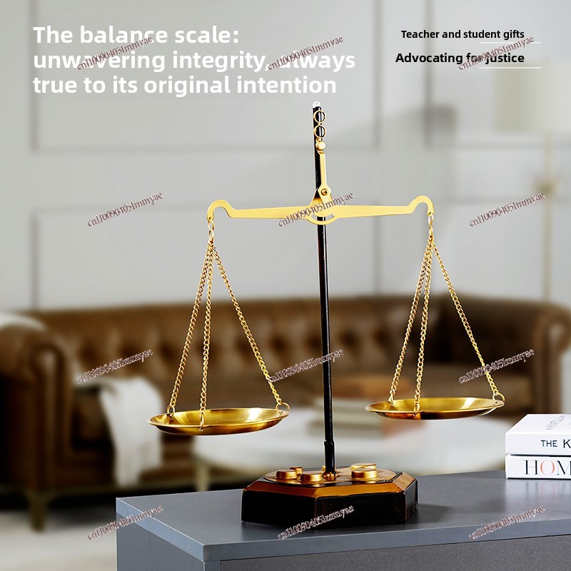 Metal Balance Scale Ornament O - Office Lighting Decor 评论和价格