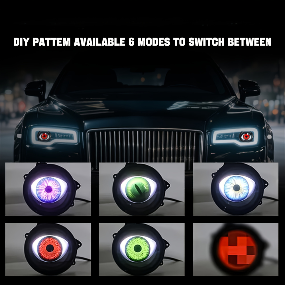  6-Mode Led Dynamic Devil Eye - Led Lighting Decor 评论和价格