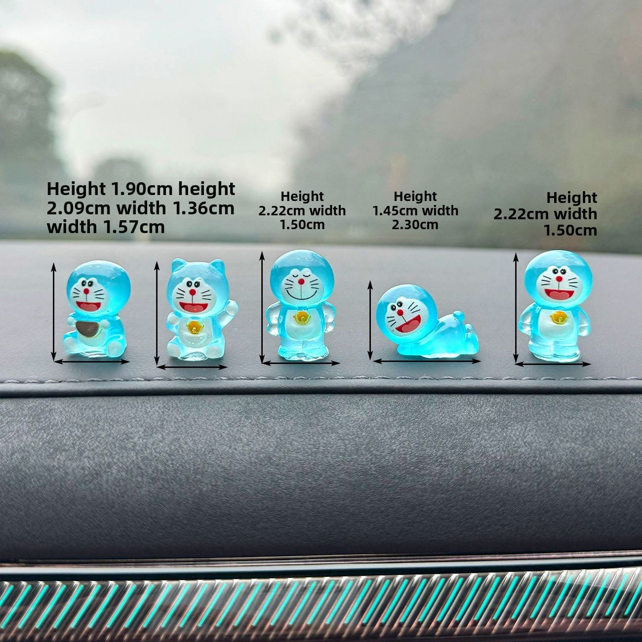 Doraemon Glow Desktop Ornament - Office Lighting Decor 评论和价格