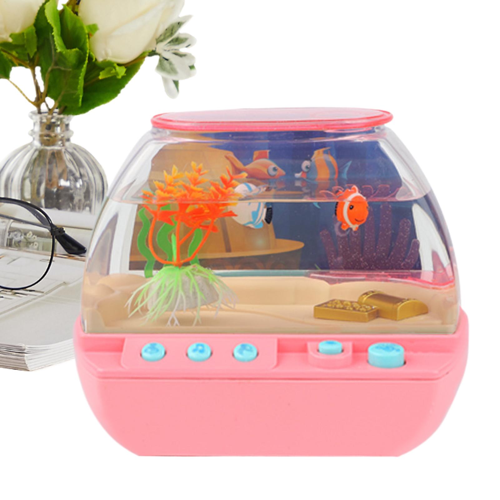 Toy Fish Tank Home Decoration  - Lighting Decor In Room 评论和价格