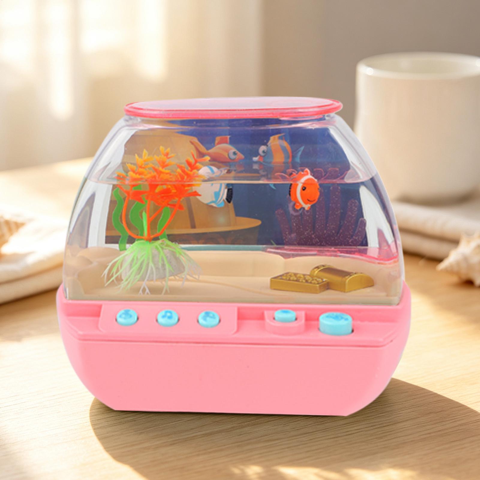 Toy Fish Tank Home Decoration  - Lighting Decor In Room 评论和价格