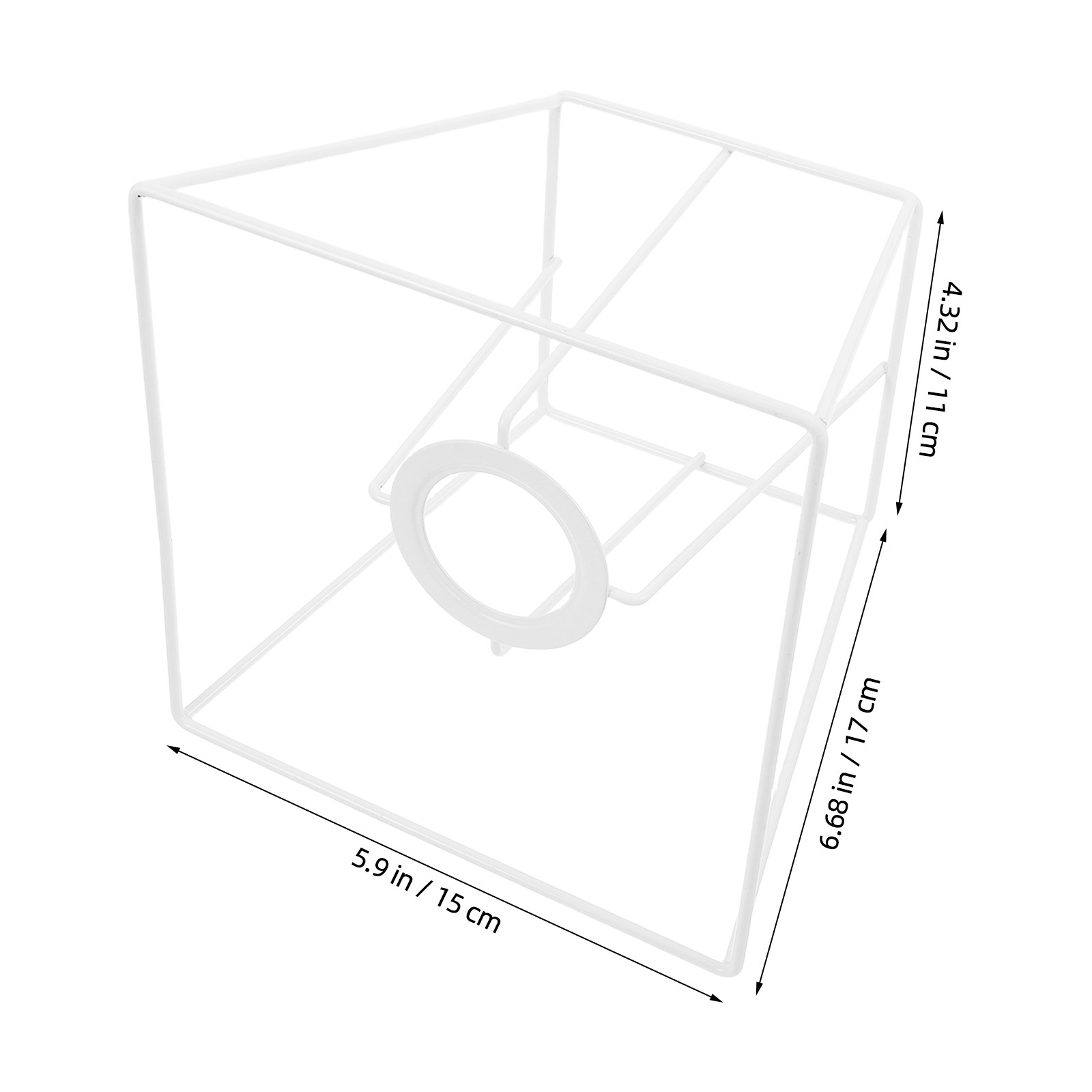 Iron Wire Lampshade Frame Vint - Geometric Lamp Shade 评论和价格