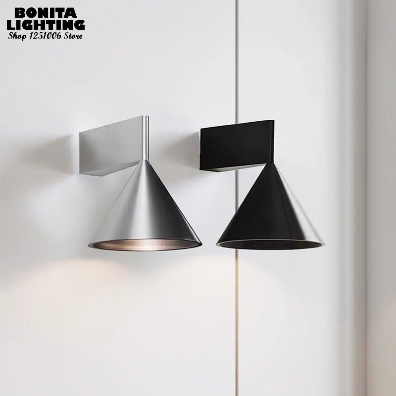 Nordic Geometric Cone Wall Lam - Geometric Lamp Shade 评论和价格