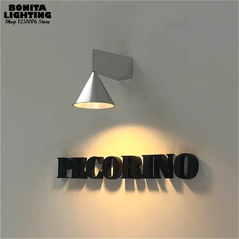 Nordic Geometric Cone Wall Lam - Geometric Lamp Shade 评论和价格