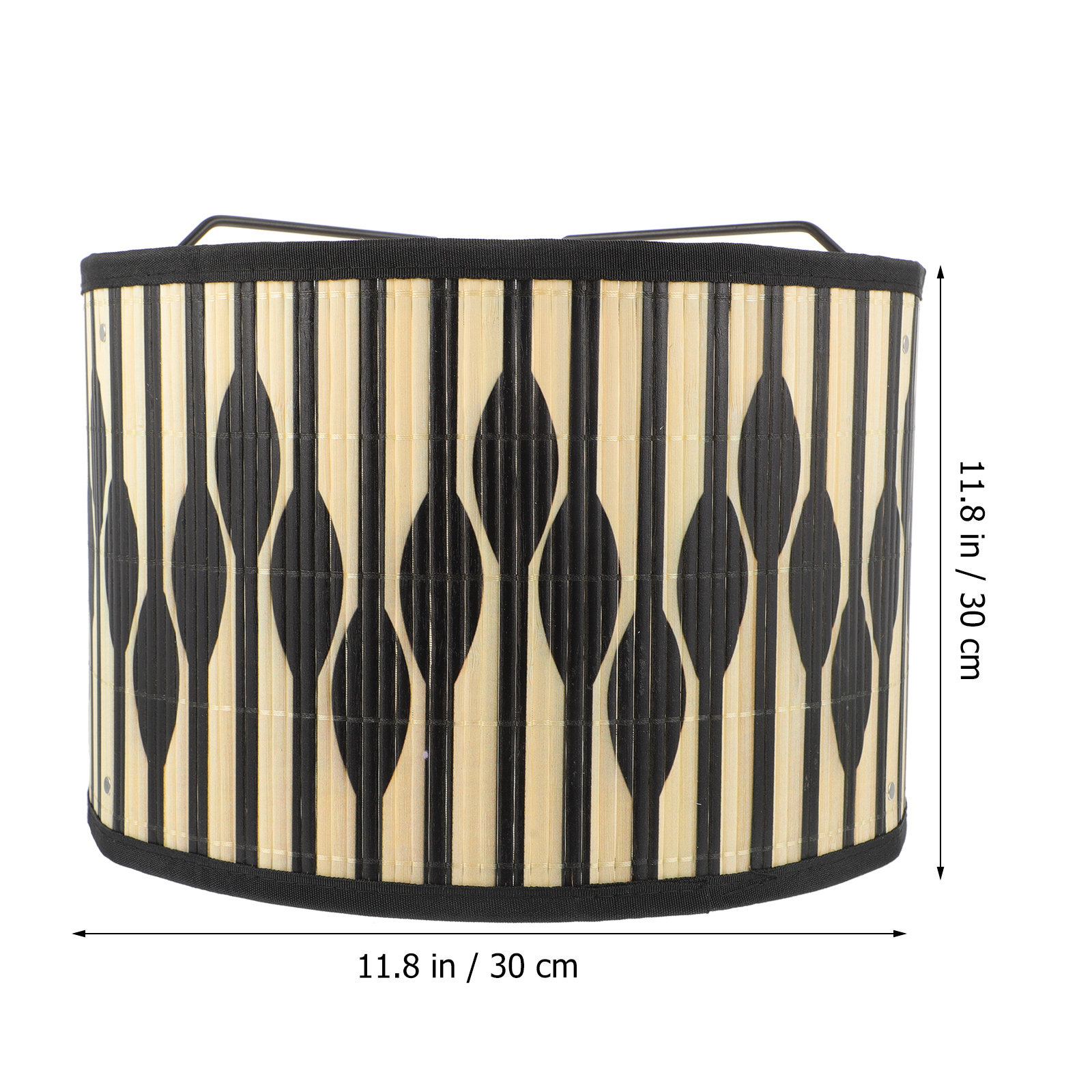Geometric Bamboo Lampshade Dec - Geometric Lamp Shade 评论和价格