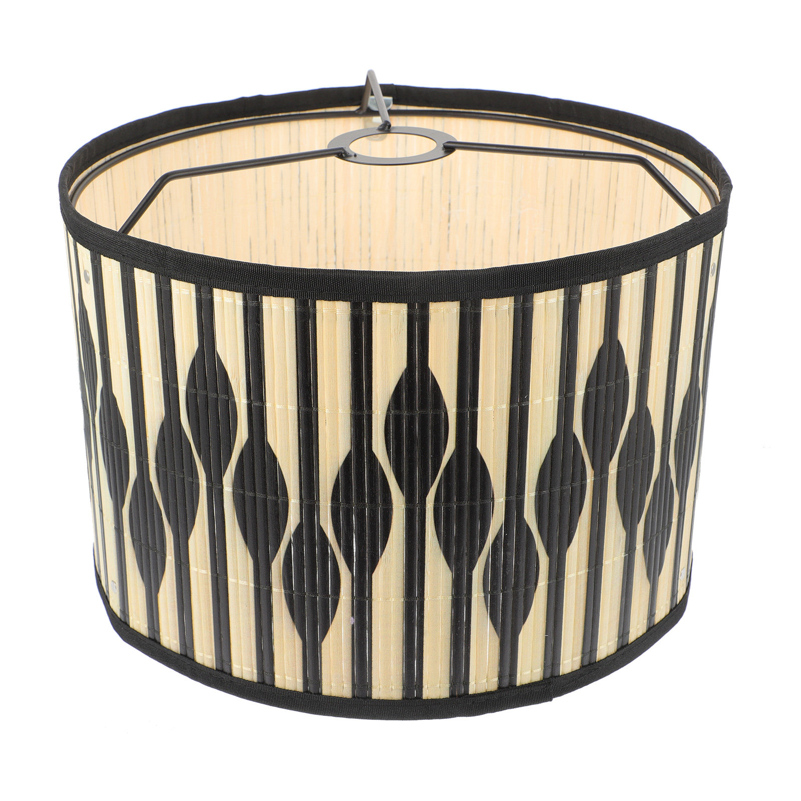 Geometric Bamboo Lampshade Dec - Geometric Lamp Shade 评论和价格