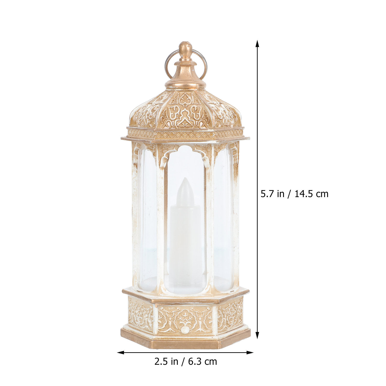 Ramadan Candle Lantern LED Nig - Office Lighting Decor 评论和价格