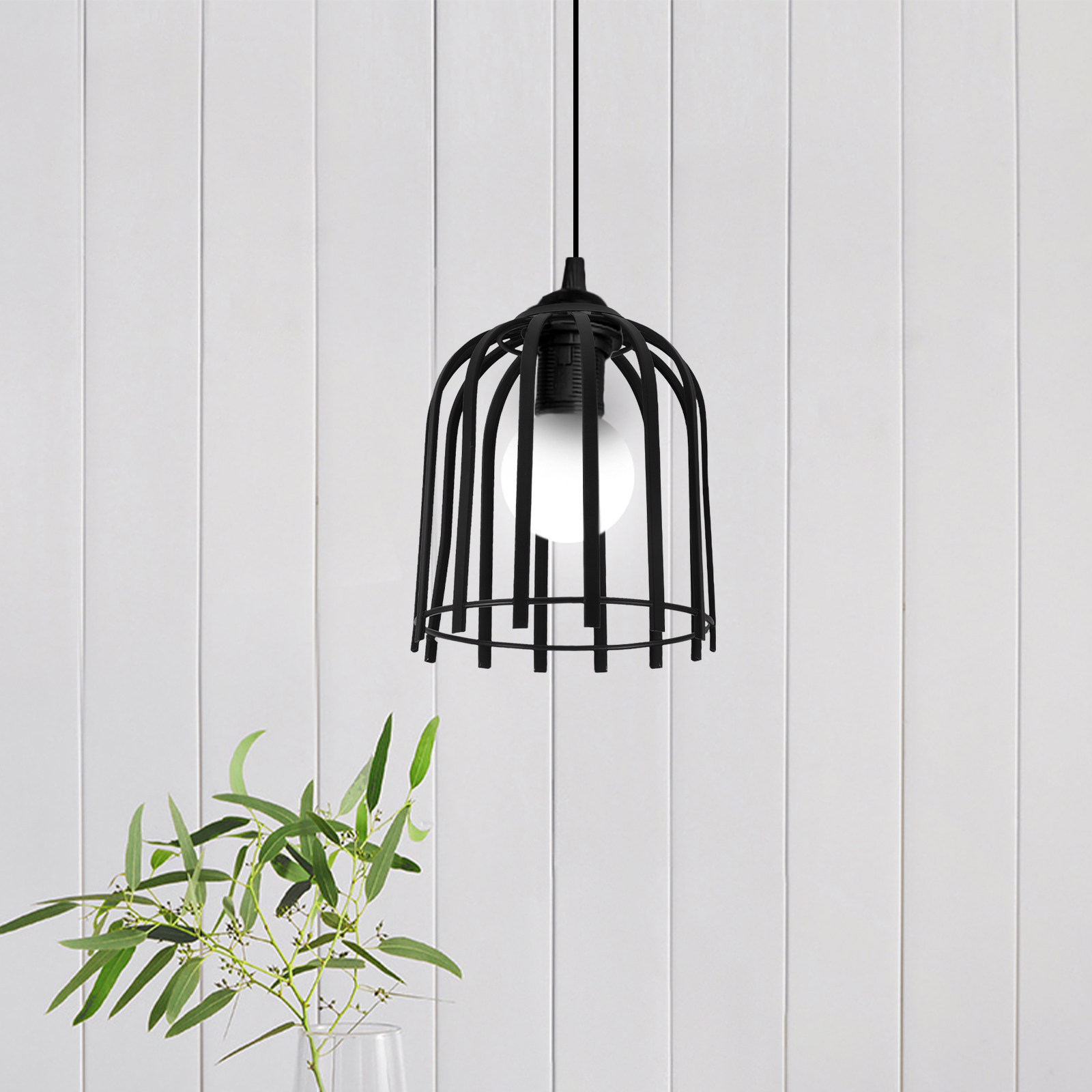 1Pcs Iron Wire Pendant Light S - Geometric Lamp Shade 评论和价格