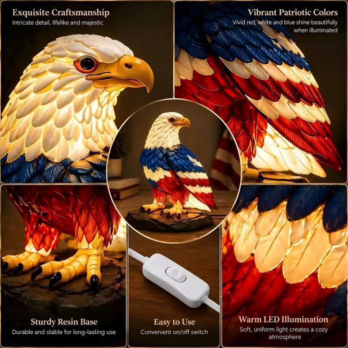 PHONE&GEAR Eagle Resin Table L - Home Decor Lighting Manufacturer 评论和价格
