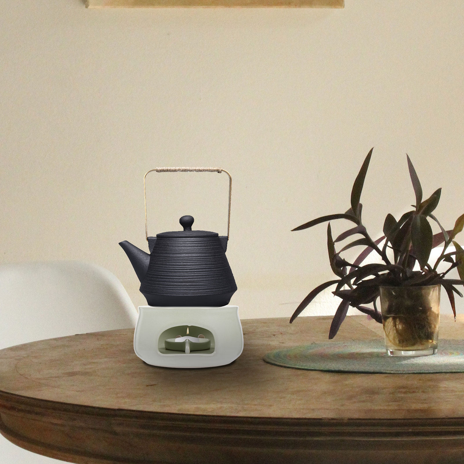 1 Pc Ceramic Tea Warmer Candle - Candle Holder Set 评论和价格
