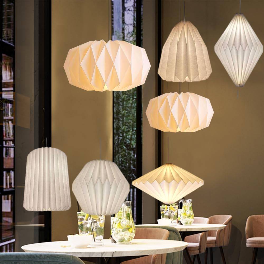 Hanging Lamp Cover Nordic Styl - Geometric Lamp Shade 评论和价格